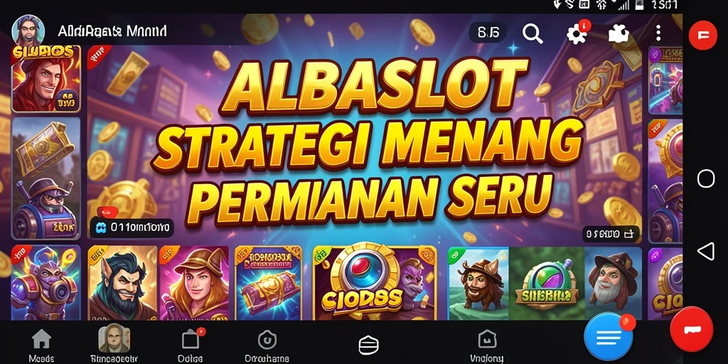 Tampilan gameplay seru dari ALBASLOT yang memikat dan menantang.
