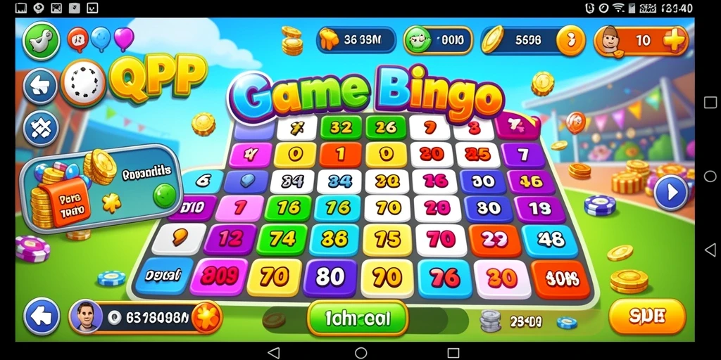Tangkapan layar QQRP menampilkan momen seru saat bermain Bingo dengan teman.